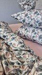 Комплект постільної білизни Шапуліпудра Turkish Flannel 5D зі сніговиками та шапками - фото 6