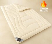 Шерстяное зимнее одеяло Wool Premium, 200 x 220 см, евро, шерсть 400 грм2, TM IDEIA