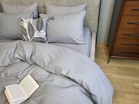 Комплект постільної білизни Сизий дим N16338, Turkish flannel - фото 2