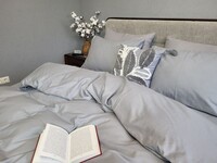 Комплект постільної білизни Сизий дим N16338, Turkish flannel - фото 7