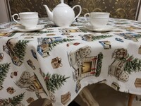 Скатертина Новорічна, кругла