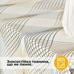 Скатертина з водовідштовхувальним просоченням, 140 x 170 см, бавовна, мереживо беж, ТМ IDEIA - фото 14