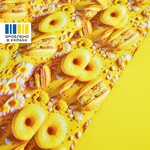 Скатертина IDEIA 140x170 см із захистом від плям Teflon, бавовна, принт жовті пончики - фото 4