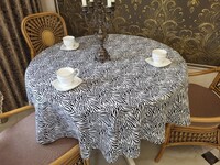 Скатертина Сафарі, кругла