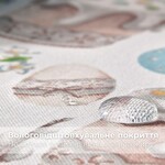 Скатерть водоотталкивающая IDEIA 170 x 260 см хлопок Пасха мята - фото 12