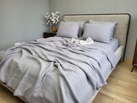 Покрывало муслиновое SMOKE GREY, MUSLIN