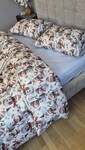 Комплект постільної білизни Сніговикиблакитний Turkish Flannel 5D - фото 13