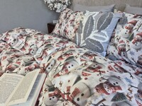 Комплект постільної білизни Сніговики, Turkish flannel 5D - фото 9