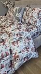 Комплект постільної білизни Сніговики, Turkish flannel 5D - фото 8