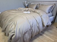 Комплект постільної білизни SOFT MOCCO, Turkish Satin, мокко однотонний - фото 2