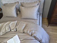 Комплект постільної білизни SOFT MOCCO, Turkish Satin, мокко однотонний - фото 3
