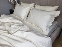 Комплект постельного белья SOLO №S101, cotton с рюшей - фото 11