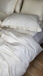 Комплект постельного белья SOLO №S101, cotton с рюшей - фото 6