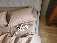Комплект постельного белья SOLO №S122, cotton с рюшей - фото 2
