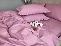 Комплект постельного белья SOLO №S165, cotton с рюшей