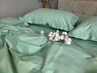 Комплект постельного белья SOLO №S200, cotton с рюшей