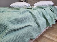 Муслиновое покрывало SPRING GREENS, MUSLIN