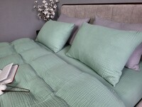 Комплект для сну Spring Greens, чотиришаровий муслін, натуральна бавовна, ТМ Комфорт-текстиль