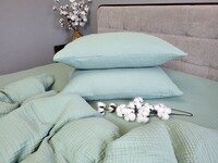 Комплект для сна Spring Greens, четырехслойный муслин, натуральный хлопок, ТМ Комфорт-текстиль - фото 13