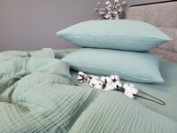Комплект для сна Spring Greens, четырехслойный муслин, натуральный хлопок, ТМ Комфорт-текстиль - фото 19