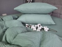 Комплект для сна Spring Greens, четырехслойный муслин, натуральный хлопок, ТМ Комфорт-текстиль - фото 3