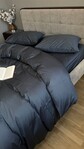 Сатин LUX Серый джинс SD-3916 Комфорт-текстиль, все размеры, пошив под ваш размер - фото 9