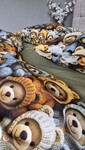 Комплект постільної білизни Ведмежата Стиляги Cotton 5D Хакі - фото 7