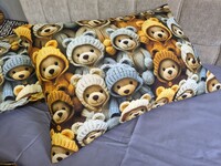 Комплект постільної білизни Ведмежата Стиляги Cotton 5D лавандовий - фото 7