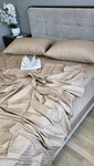 Комплект постельного белья Stripe LUX BEIGE TONE 1/1см - фото 9