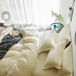 Комплект постельного белья Stripe LUX CHAMPAGNE 1/1см