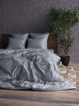 Комплект постільної білизни Stripe LUX GREY 1/1см