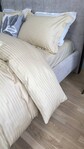 Комплект постельного белья Stripe PREMIUM, BEIGE 11см, ТМ Комфорт-текстиль - фото 7