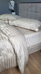 Комплект постільної білизни Stripe PREMIUM, BEIGE 2/2см - фото 11