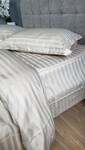 Комплект постільної білизни Stripe PREMIUM, BEIGE 2/2см - фото 6