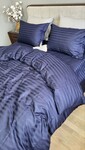 Комплект постільної білизни Stripe PREMIUM, BLUE BERRY 2/2см - фото 13