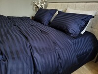 Комплект постільної білизни Stripe PREMIUM, BLUE BERRY 2/2см - фото 21