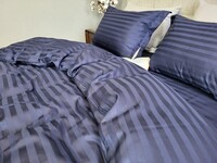Комплект постільної білизни Stripe PREMIUM, BLUE BERRY 2/2см - фото 6