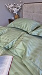 Комплект постільної білизни Garden Mint Страйп Сатин PREMIUM 22 см - фото 9