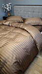 Комплект постельного белья Stripe PREMIUM, HONEY BEIGE 2/2см - фото 10