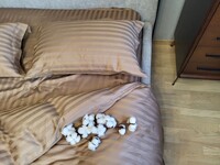 Комплект постельного белья Stripe PREMIUM, HONEY BEIGE 2/2см - фото 6