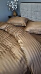 Комплект постельного белья Stripe PREMIUM, HONEY BEIGE 2/2см - фото 7