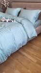 Комплект постільної білизни Stripe PREMIUM, LAGOON 22см - фото 15