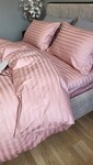 Комплект постільної білизни Stripe PREMIUM, POWDER PINK 2/2см - фото 11