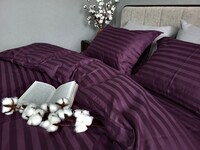 Комплект постельного белья Stripe PREMIUM, PURPLE FOAM 2/2см - фото 11