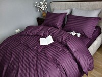 Комплект постельного белья Stripe PREMIUM, PURPLE FOAM 2/2см - фото 12