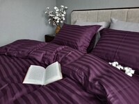 Комплект постельного белья Stripe PREMIUM, PURPLE FOAM 2/2см - фото 14