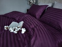 Комплект постельного белья Stripe PREMIUM, PURPLE FOAM 2/2см - фото 7