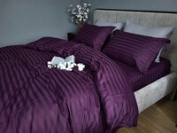 Комплект постельного белья Stripe PREMIUM, PURPLE FOAM 2/2см - фото 8