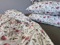 Комплект постільної білизни Святковий Настрійхакі Turkish Flannel 5D Merry Christmas - фото 5