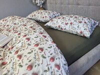 Комплект постільної білизни Святковий Настрійхакі Turkish Flannel 5D Merry Christmas - фото 7